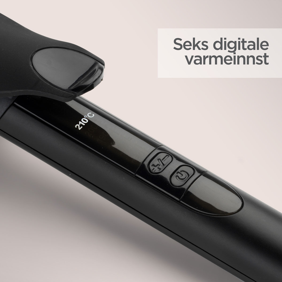 Seks digitale varmetrinn